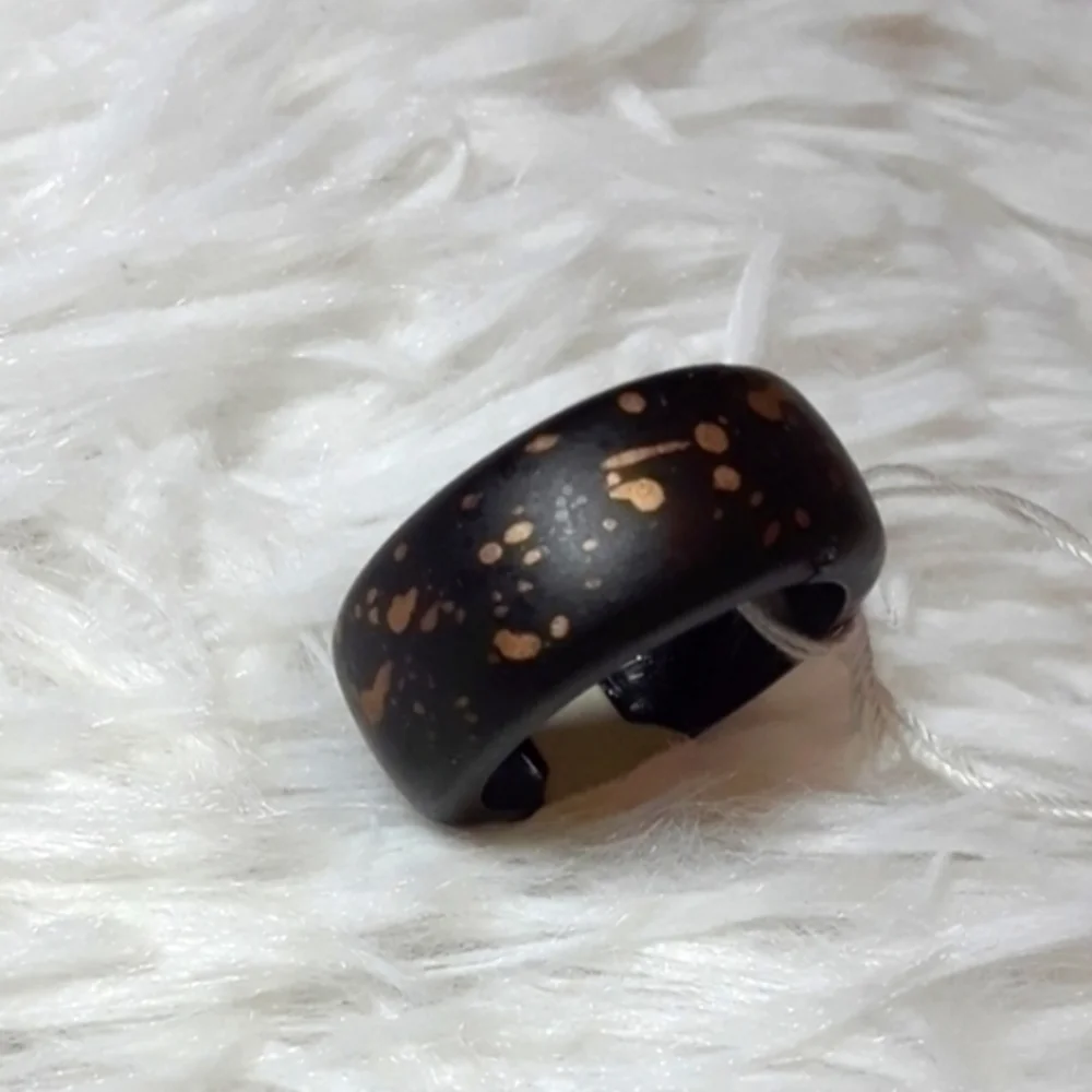 Splatter Matte Finish Ring Band